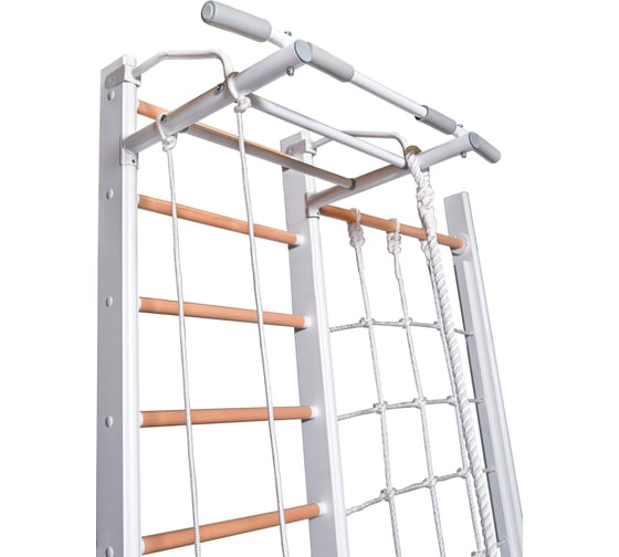 ДСК Perfetto sport Scala in legno con rete bianco-naturale PS-125 СГ000005351