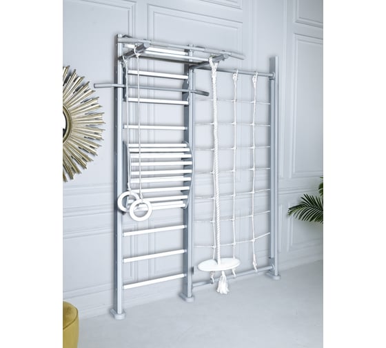 ДСК Perfetto sport Scala in legno con rete 1 grigio PS-127 СГ000005347