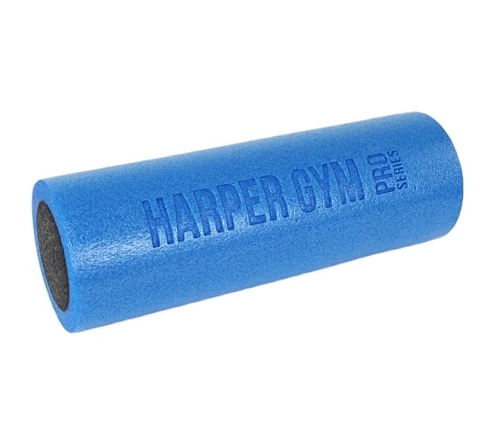 Валик для МФР Harper Gym NT40152 45х15 см, синий/чёрный 4690222169218
