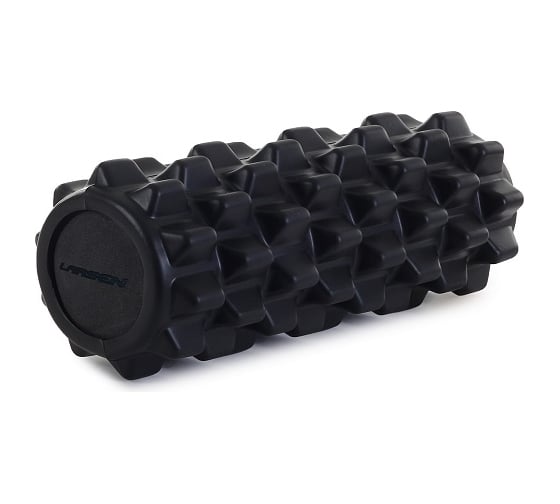 Рельефный цилиндр для фитнеса Harper Gym EG03 Ø13х33 см, чёрный 4690222168273 1