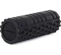 Рельефный цилиндр для фитнеса Harper Gym EG02 Ø13х33 см, чёрный 4690222168242