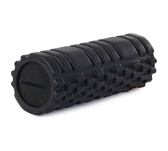 Рельефный цилиндр для фитнеса Harper Gym EG02 Ø13х33 см, чёрный 4690222168242