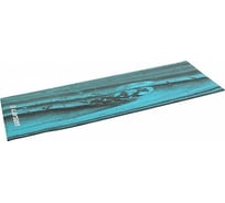 Коврик для фитнеса и йоги Larsen PVC, мультиколор, 180x60x0.8 см 4690222157123