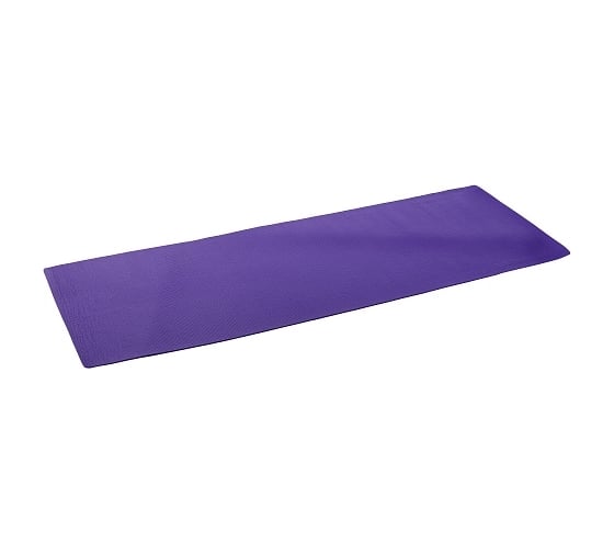 Коврик для фитнеса и йоги Larsen PVC, фиолетовый, с принтом, 180x61x0.5 см 4690222154757