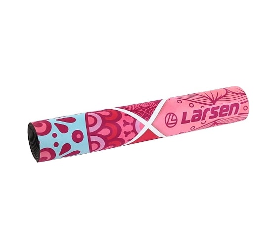 Коврик для фитнеса и йоги Larsen microfiber Style 1 180x60x0.3 см 4690222154856