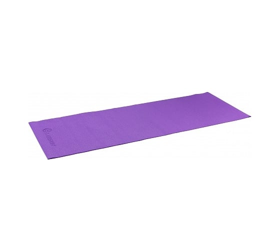 Коврик для фитнеса и йоги Larsen PVC, фиолетовый, 173x61x0.6 см, повышенной плотности 4690222157147