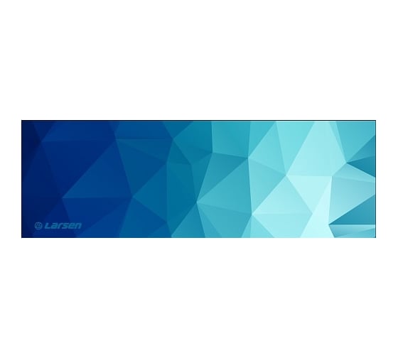 Коврик для фитнеса и йоги Larsen microfiber Style 6 180x60x0.3 см 4690222034332