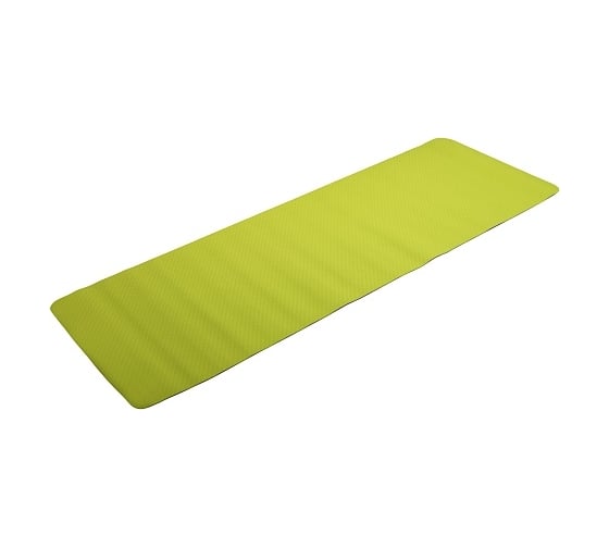 Коврик для фитнеса и йоги Larsen TPE violet/green, 173x61x0.4 см 4690222151633