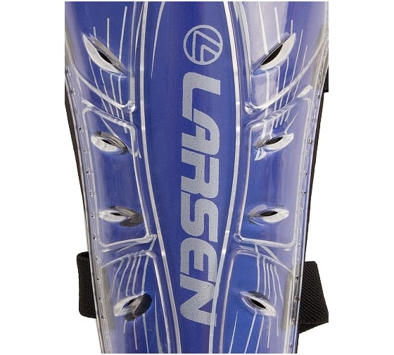 Футбольные щитки Larsen 6860N, голубой, размер S 4690222137293