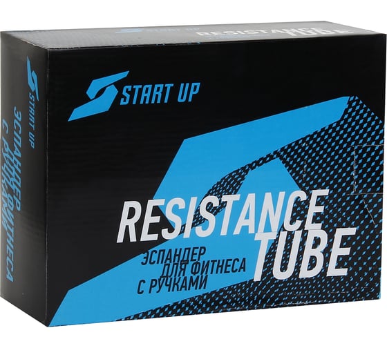 Эспандер для фитнеса Start Up с ручками, 1.5 м, нагрузка 5кг, лёгкая NT959B 4690222154917
