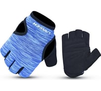 Перчатки для фитнеса Larsen 16-15052 black/blue р.M 4690222165920