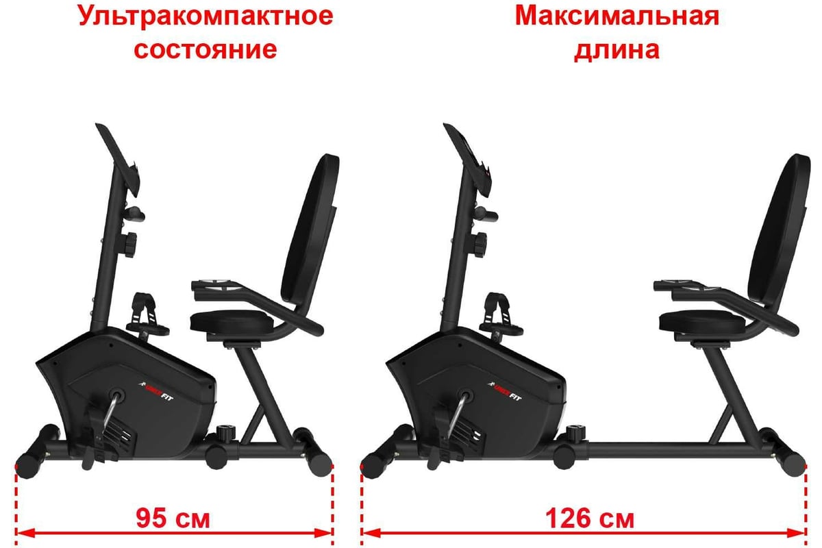 Горизонтальный велотренажер UNIXFIT BR-340 - выгодная цена, отзывы,  характеристики, фото - купить в Москве и РФ