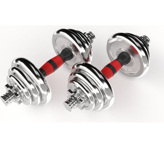 Набор гантелей в кейсе UNIXFIT 20 кг DBKITU20