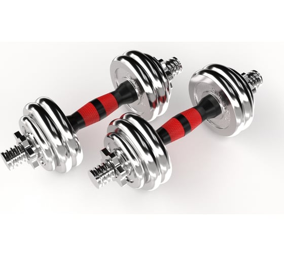 Набор гантелей в кейсе UNIXFIT 15 кг DBKITU15
