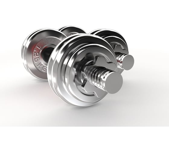 Набор гантелей в кейсе UNIXFIT 15 кг DBKITU15