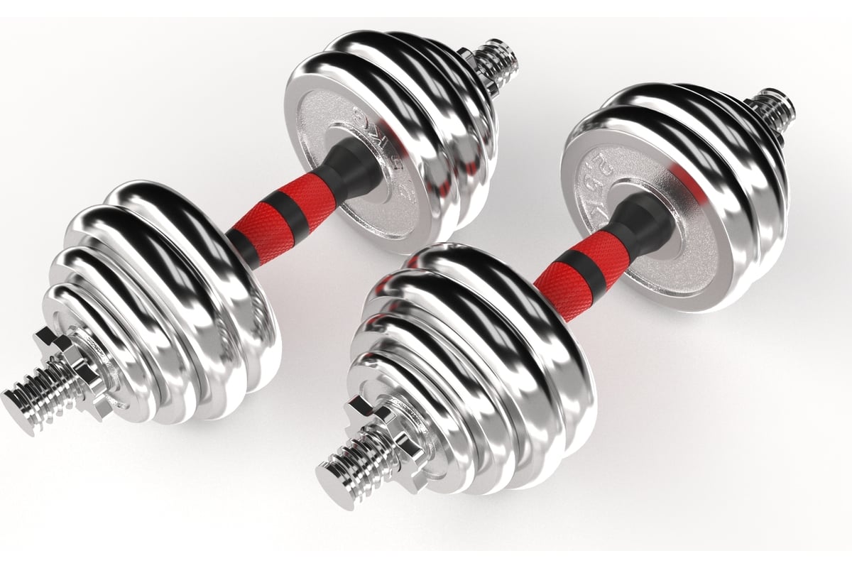 Набор гантелей в кейсе UNIXFIT 30 кг DBKITU30 - выгодная цена, отзывы ...