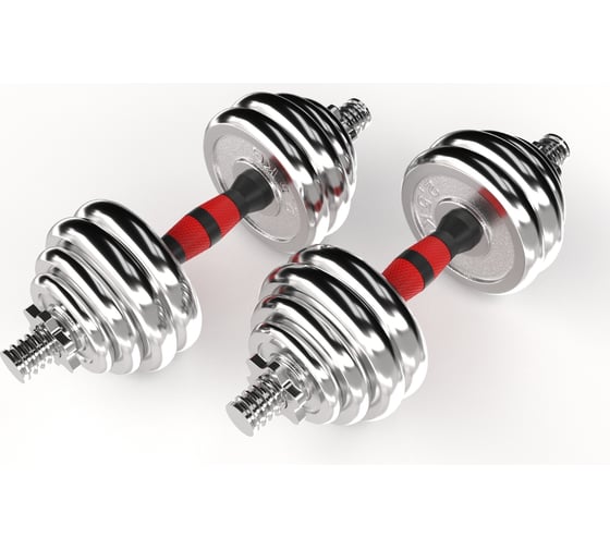 Набор гантелей в кейсе UNIXFIT 30 кг DBKITU30