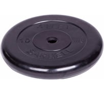 Обрезиненный диск Barbell Atlet d 26 мм, чёрный, 10.0 кг 2480