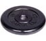 Обрезиненный диск Barbell d 51 мм, чёрный, 10.0 кг 447 1
