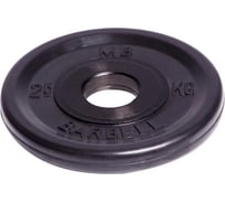 Олимпийский диск Barbell d 51 мм, чёрный, 2.5 кг 466