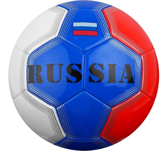 Футбольный мяч Minsa MINSA RUSSIA размер 5, 340 гр, 32 панели, PVC, машинная сшивка 4313326 1