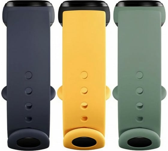Ремешок для фитнес-браслета XIAOMI Mi Smart Band 5, комплект из 3 шт., BHR4640GL 1