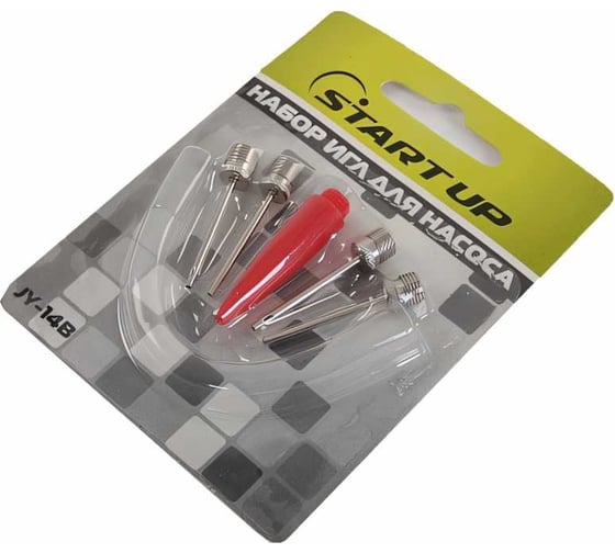 Набор игл для насоса Start Up JY-14B, 4 шт., переходник 8190 4607167308190
