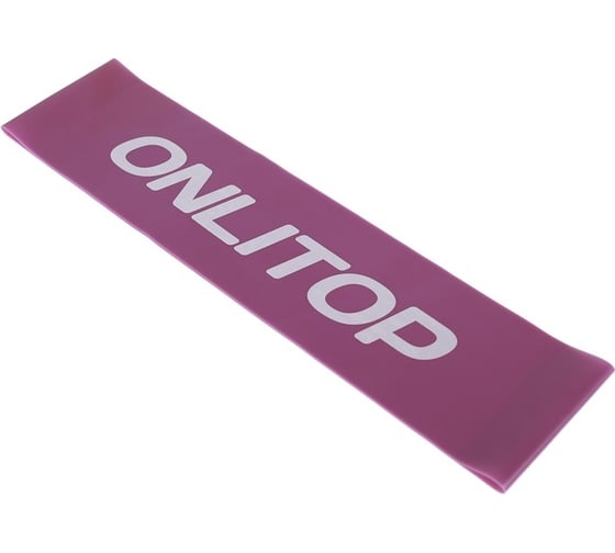 Фитнес-резинка ONLITOP 30.5х7.6х0.7 см, цвет фиолетовый 3791278