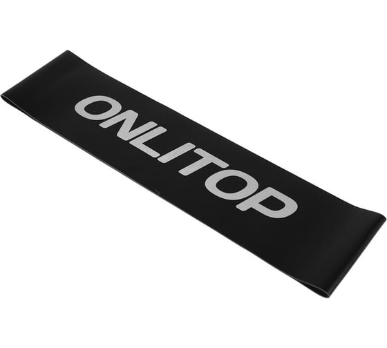 Фитнес-резинка ONLITOP 30.5х7.6х0.1 см, цвет черный 3791280