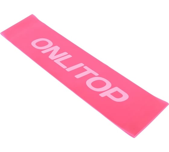 Фитнес-резинка ONLITOP 30.5х7.6х0.5 см, цвет фуксия 3791277