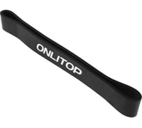 Фитнес-резинка ONLITOP 30х3.2х0.5 см, нагрузка 55 кг, цвет черный 3551210