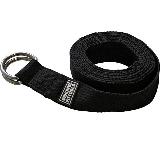Ремешок для йоги Original FitTools 304 см, черный FT-YSTP-BLACK