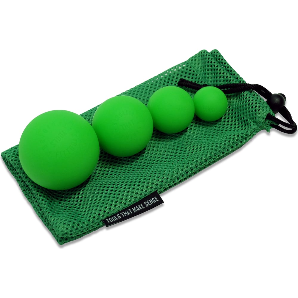 Набор из 4 массажных мячей Original FitTools FT-4LCBS - выгодная цена ...