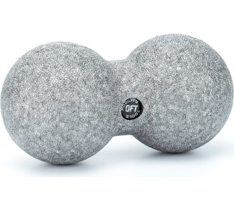 Массажный сдвоенный шар Original FitTools 16х8 см, серый FT-EPP-168PB