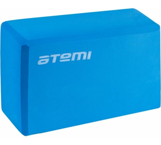 Блок для йоги ATEMI AYB02BE, 228x152x76, голубой 00-00005949