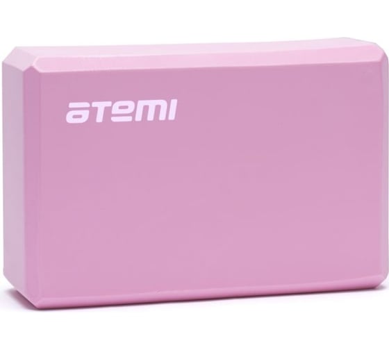 Блок для йоги ATEMI AYB01P, 225х145х75, розовый 00000106827