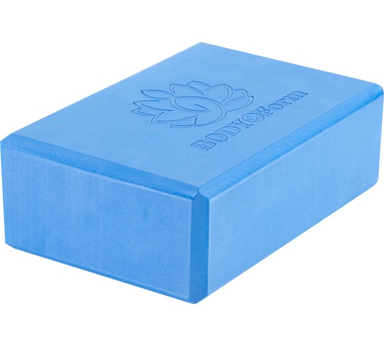 Блок для йоги BODYFORM синий BF-YB02/Blue 1