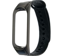 Ремешок для фитнес-браслета Luazon Mi Band 3/4, корпус металл, черный 4780577