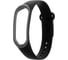 Ремешок для фитнес-браслета Luazon Mi Band 3/4, черно-серый 4780567 1