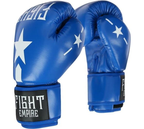 Боксерские перчатки FIGHT EMPIRE 12 унций, цвет синий 4153926 1