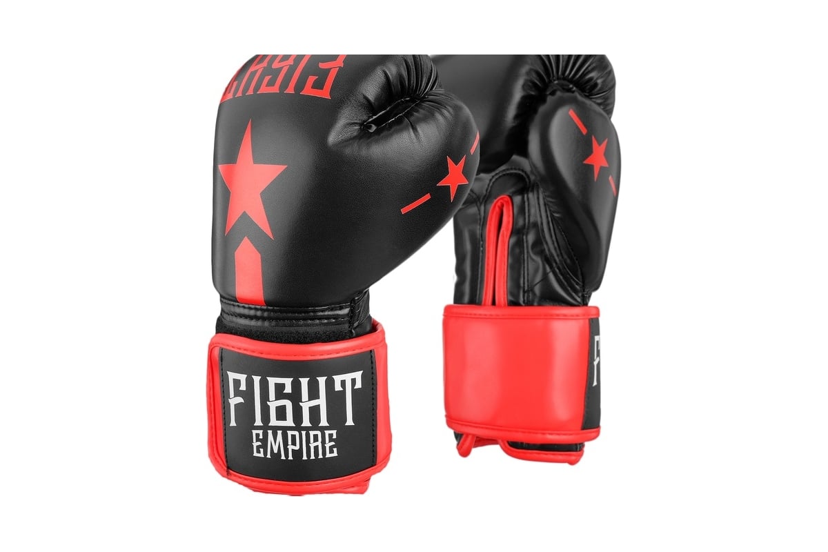 Боксерские перчатки FIGHT EMPIRE 12 унций, цвет черный 4153939 ...