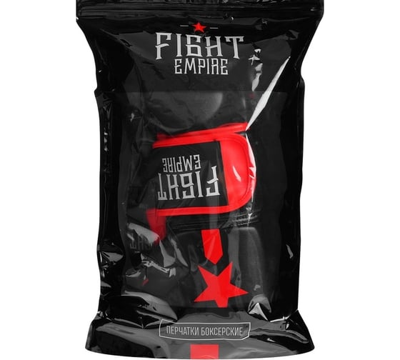 Боксерские перчатки FIGHT EMPIRE детские, 4 унций, цвет черный 4153935 1