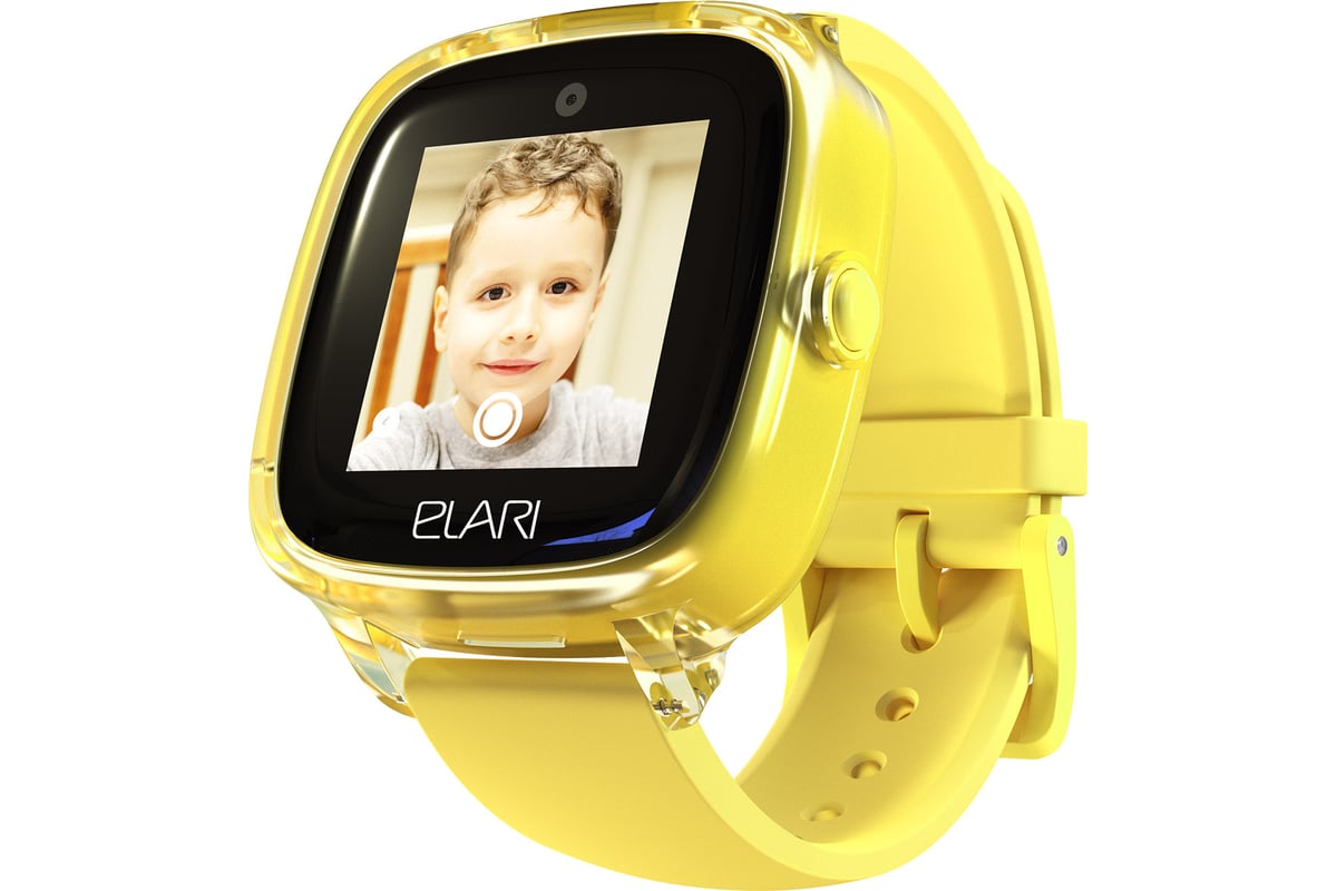 Детские часы ELARI KidPhone-4 Fresh желтый ELKP4FYLW - выгодная цена,  отзывы, характеристики, фото - купить в Москве и РФ