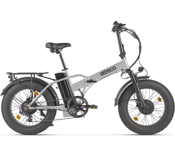 Электровелосипед BAD DUAL NEW серебристый матовый-3203 Eltreco 026169-3203