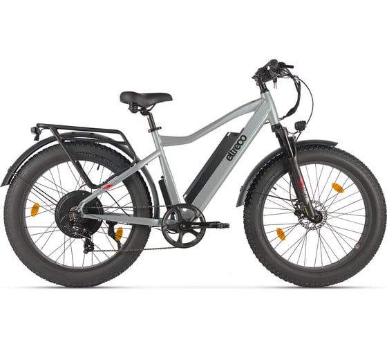 Электровелосипед BigCat Next серебристый матовый-3176 Eltreco 026162-3176