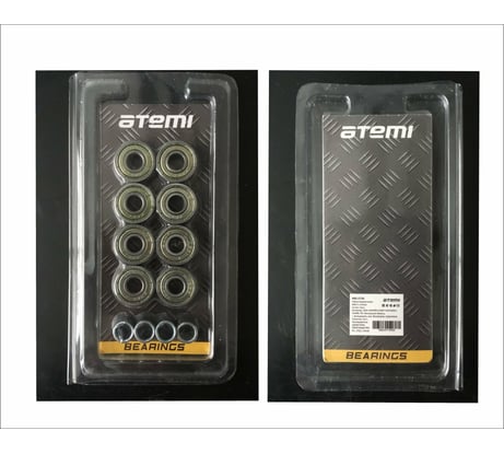 Набор подшипников ATEMI ABEC-7 chrome, ABS-17.04 00-00002294