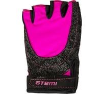 Перчатки для фитнеса ATEMI AFG06PXS, черный/розовый, размер XS 00000112169