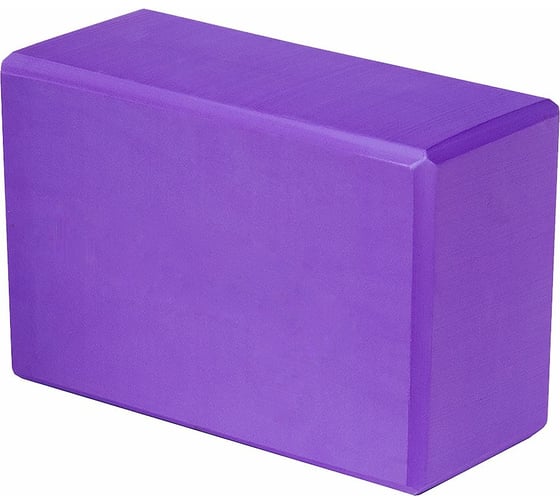 Блок для йоги ATEMI AYB02PL, 228x152x76, сиреневый 00-00005933