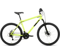 Велосипед ALTAIR MTB HT 26 2.0 D, 2022г, рост 17, ярко-зеленый/черный RBK22AL26111