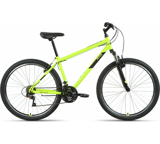 Велосипед ALTAIR MTB HT 27.5 1.0 2022г, рост 19, ярко-зеленый/черный, RBK22AL27134 1